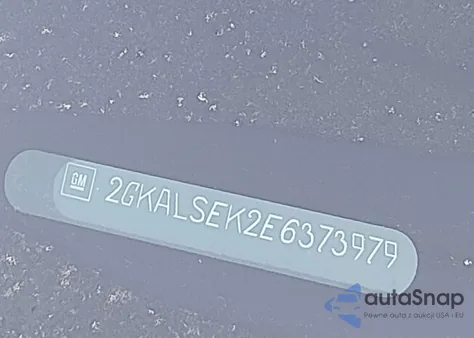 2014 GMC Terrain Slt-1 z USA, uszkodzony, nr VIN 2GKALSEK2E6373979